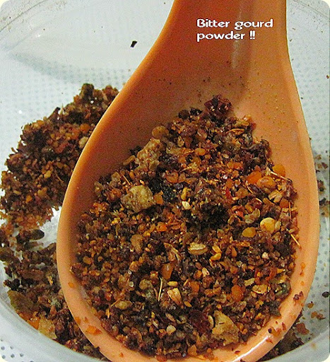 BITTERGOURD PODI – KAKARAKAYA PODI KURA