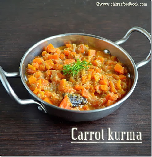 carrot kurma for kids