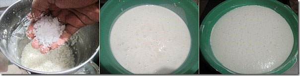 Idli dosa batter using mixie