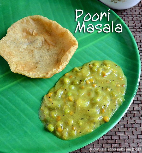 Poori masala recipe Poori masala recipe