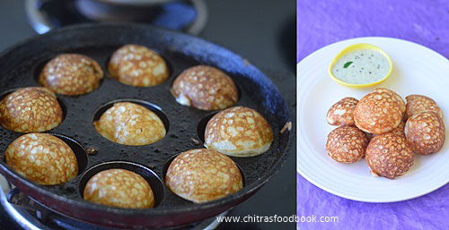 Leftover rice paniyaram Leftover rice paniyaram