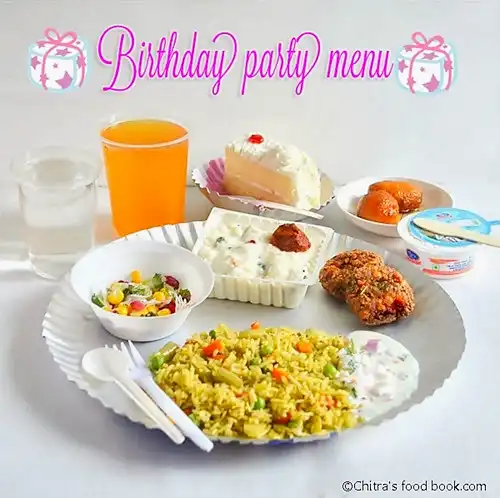 kids birthday party recipes menu at home