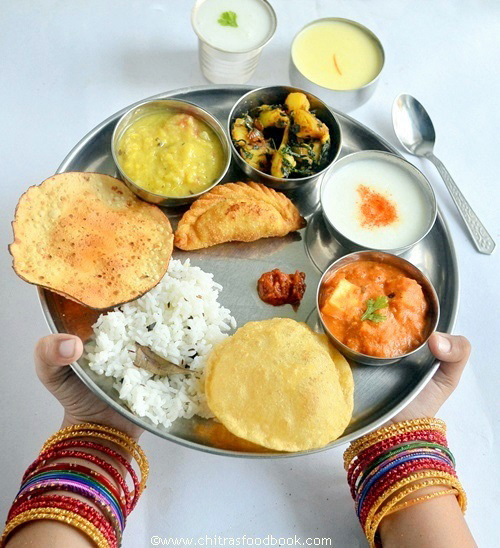 South Indian and North Indian lunch recipes