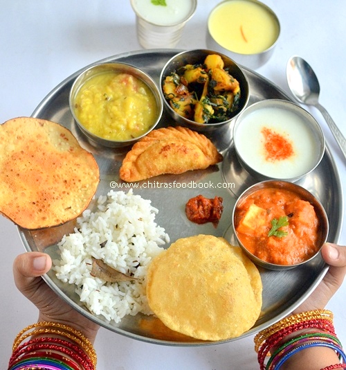 Holi lunch menu Holi lunch menu