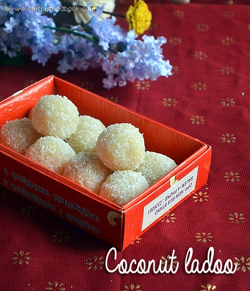 Coconut ladoo recipe