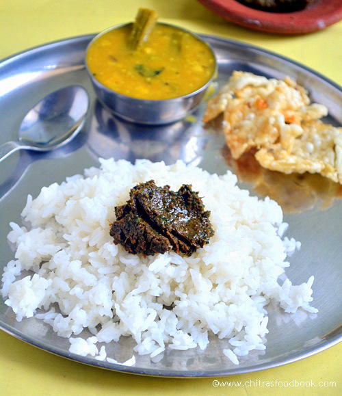 Curry leaves thogayal 