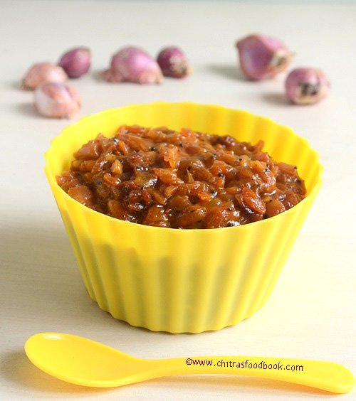 Vengaya oorugai recipe