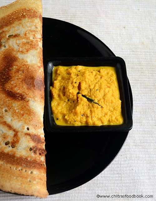 Carrot chutney recipe without coconut