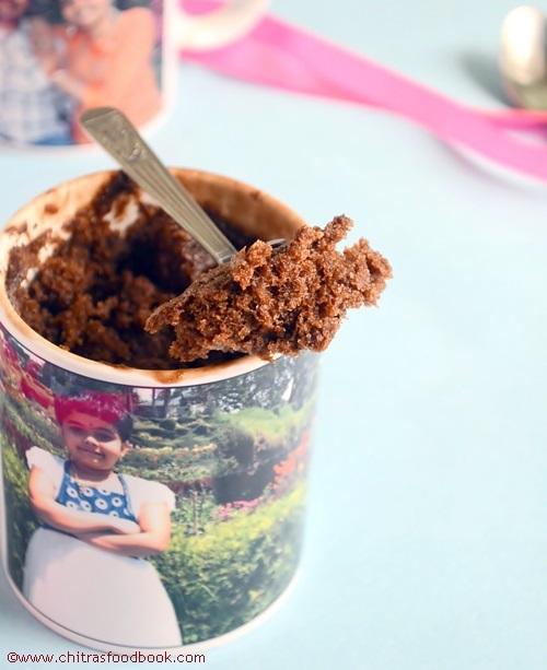 One minute microwave chocolate mug cake One minute microwave chocolate mug cake