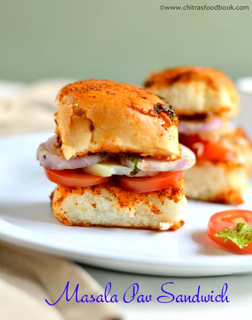Pav sandwich Pav sandwich recipe