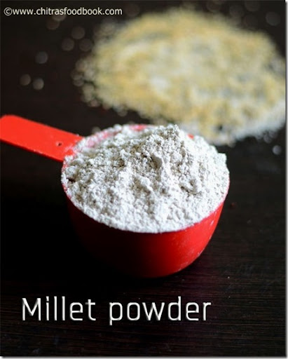 homemade millet powder