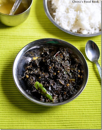 Andhra style gongura thogayal for rice