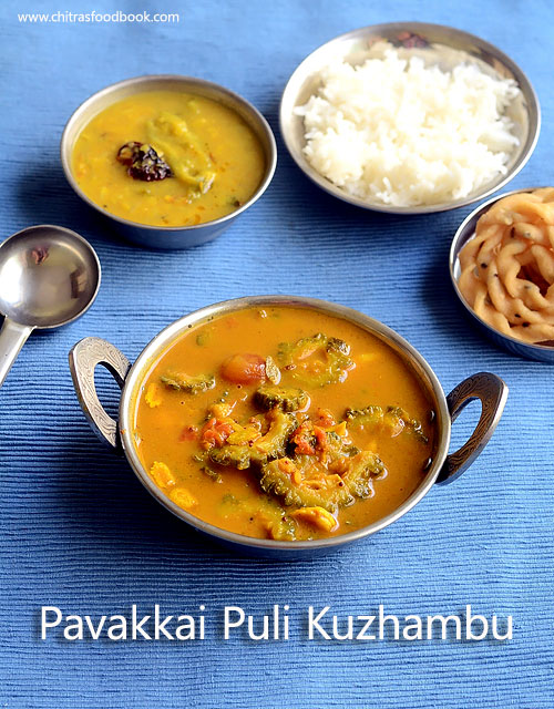 Pavakkai Puli Kuzhambu Recipe