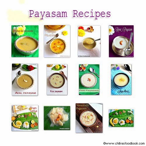 Payasam varieties