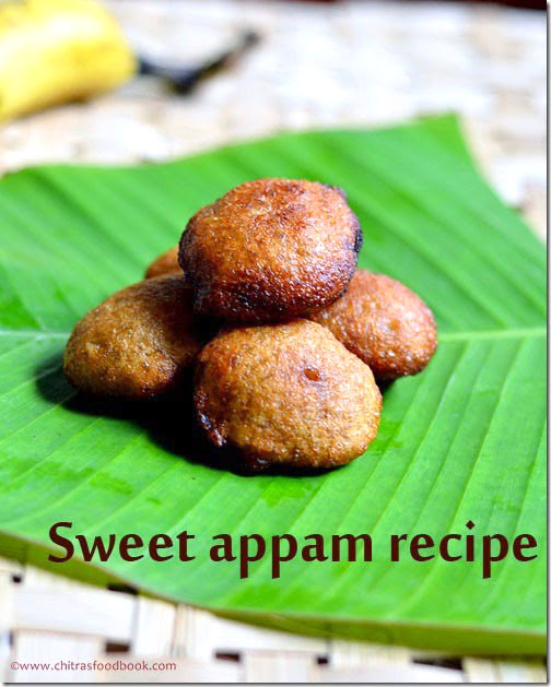 Instant sweet appam