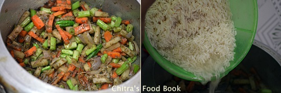 Coconut milk veg biryani Coconut milk veg biryani