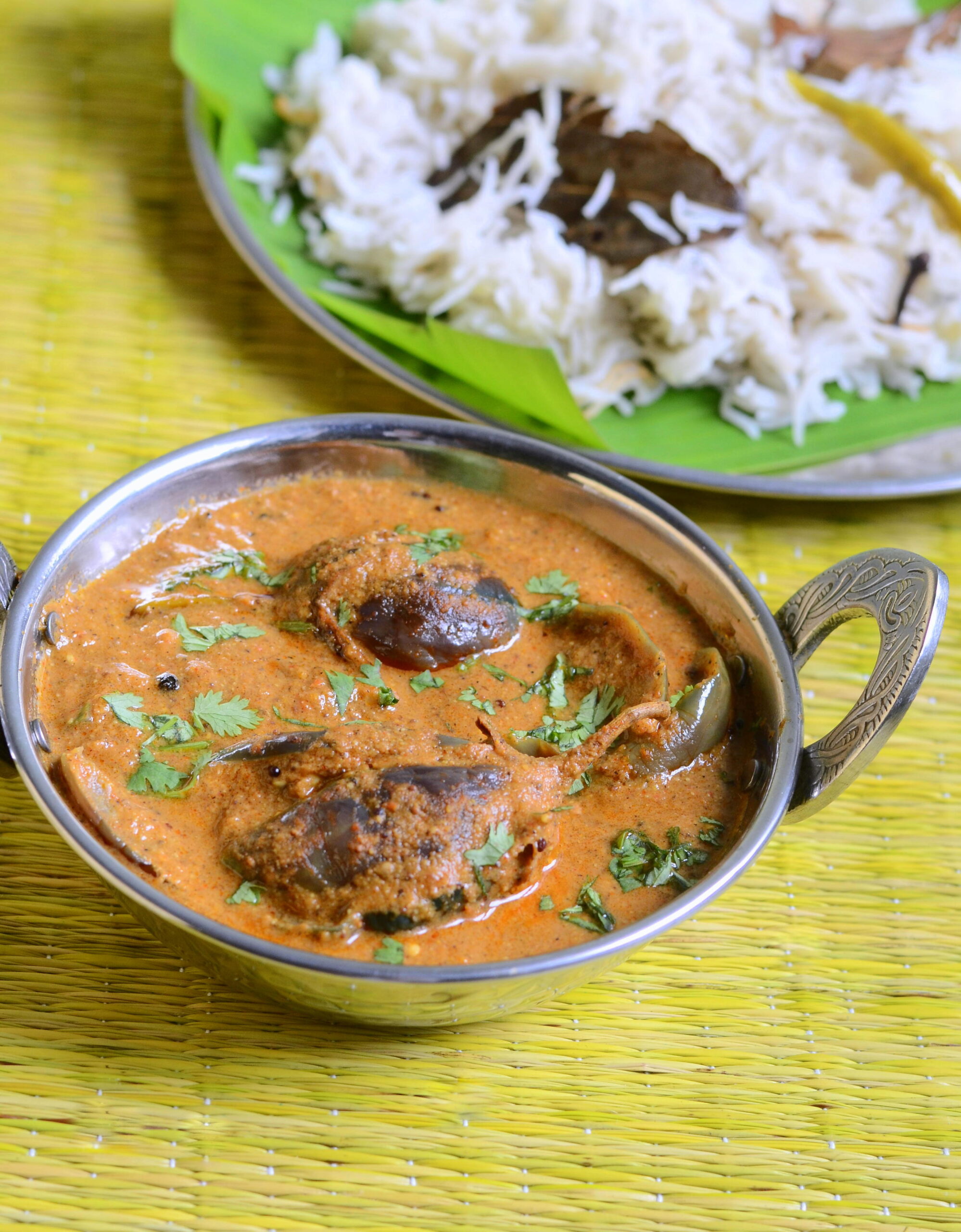 Brinjal gravy for biryani