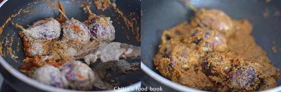 Biryani brinjal curry