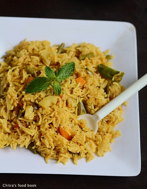 Easy veg biryani recipe