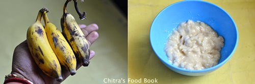 Eggless banana walnut muffin recipe