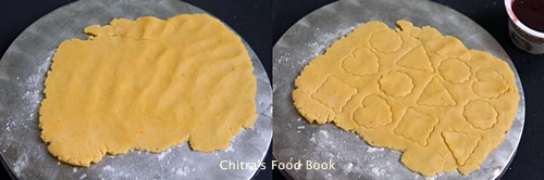 Eggless jam biscuit Eggless jam biscuit