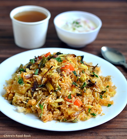 Mughlai vegetable biryani recipe