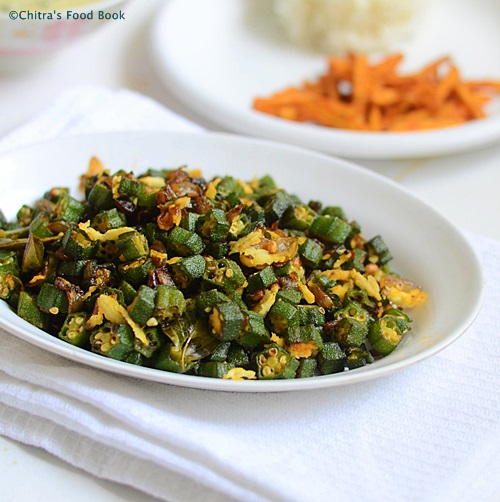 Okra stir fry recipe