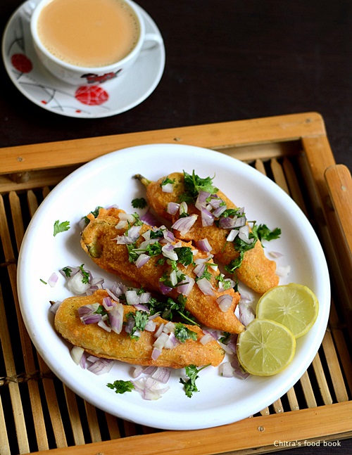 Stuffed milagai bajji recipe