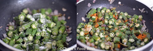 Vendakkai poriyal recipe