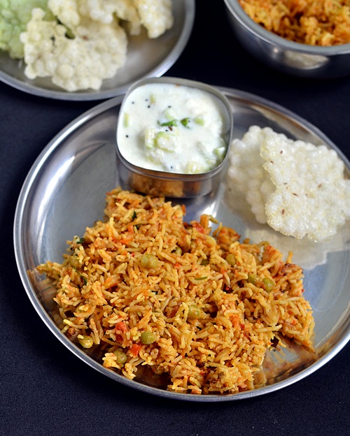 Thakkali biryani recipe