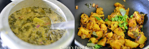 South Indian lunch menu