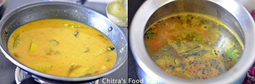 South Indian lunch menu