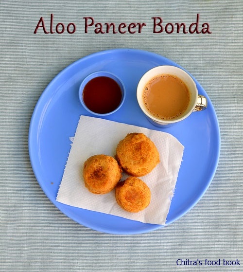 Aloo paneer bonda recipe