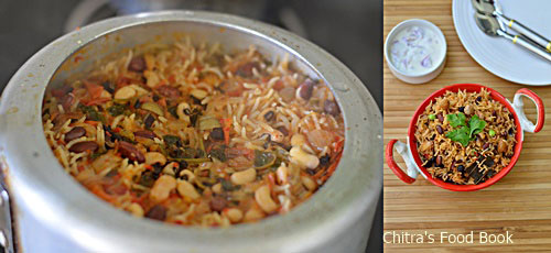 Multi grain biryani recipe