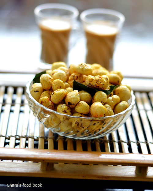 Roasted phool makhana recipe