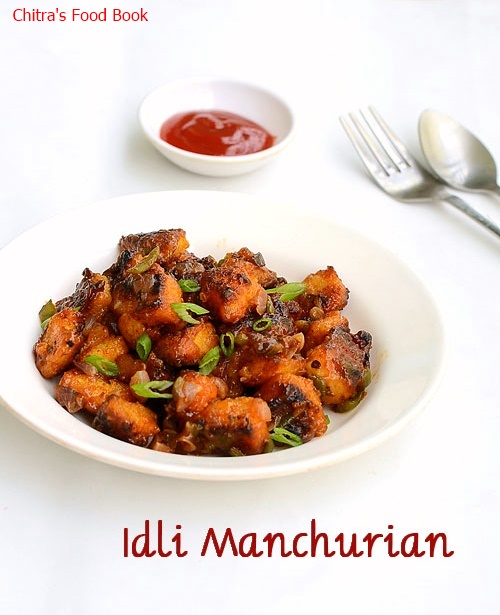 Idli Manchurian recipe