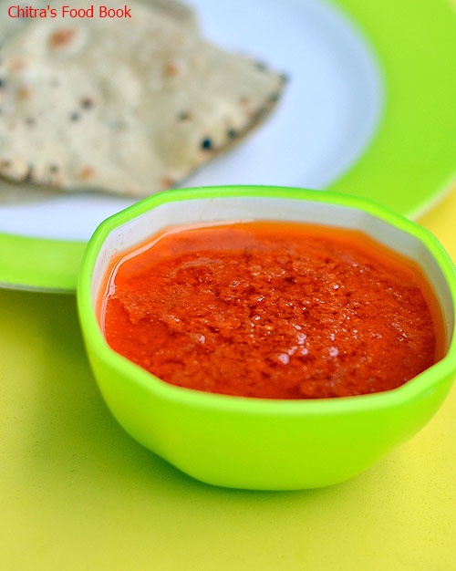 tomato chutney for chapathi