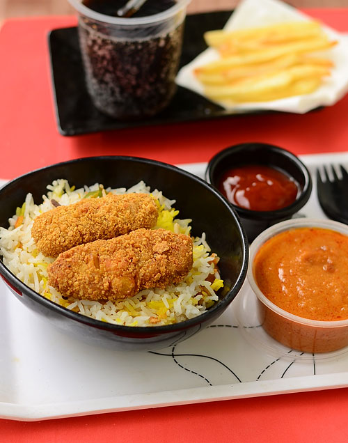 KFC Veg Rice Bowlz recipe