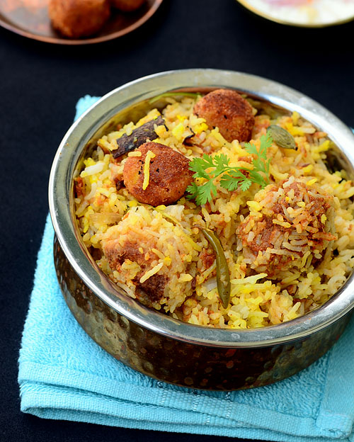 Kofta biryani recipe
