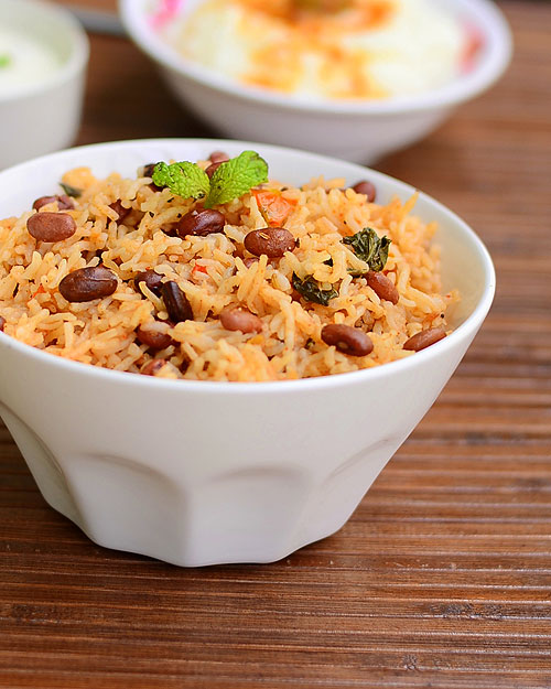 Rajma biryani recipe