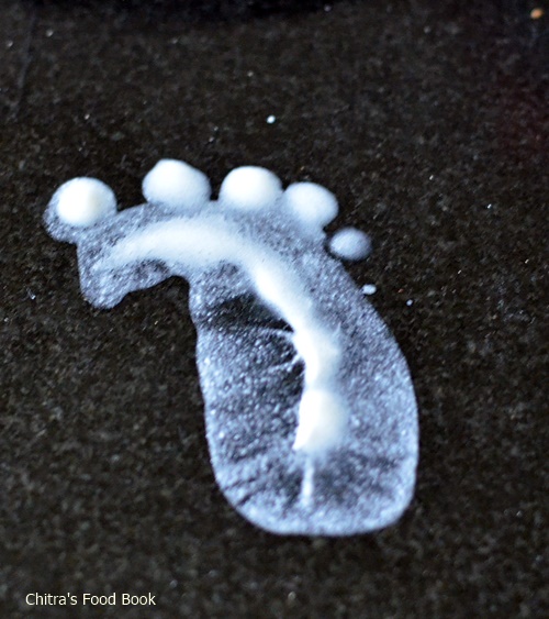 how to draw krishna feet