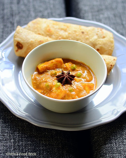 Matar paneer Matar Paneer