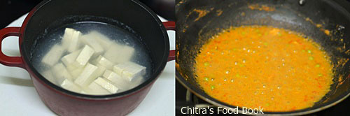 Matar paneer recipe Matar paneer recipe