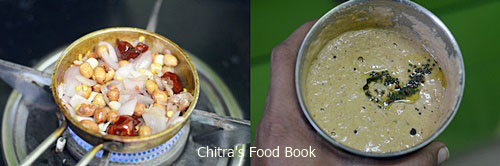 Onion peanut chutney Onion peanut chutney