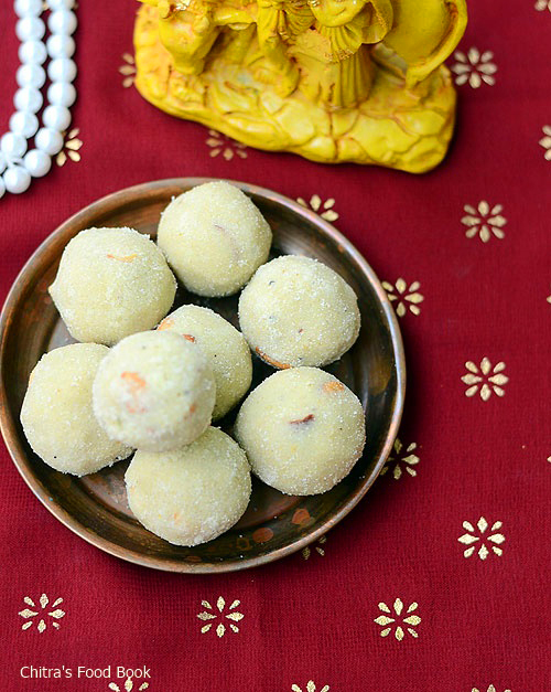 Aval laddu/Poha ladoo recipe