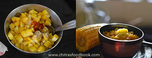 Cup corn recipe
