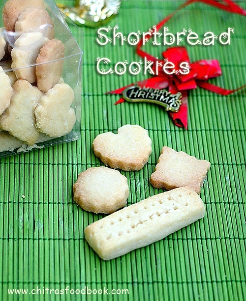 Shortbread cookies recipe eggless