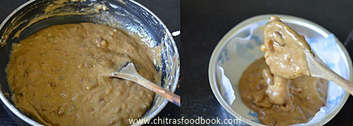 Eggless fruit cake in pressure cooker