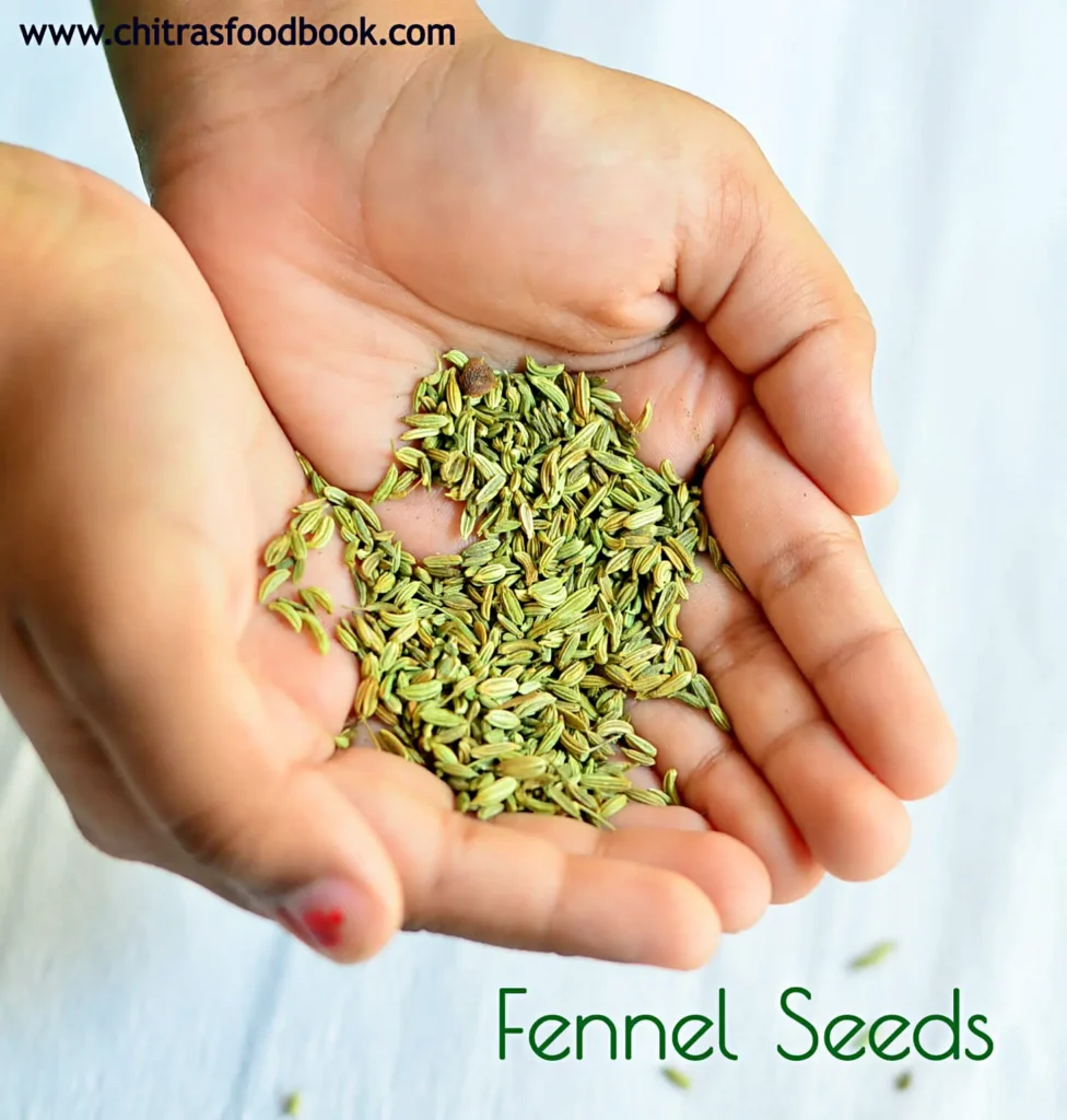 fennel seeds is the flavorful biryani spice that helps for digestion