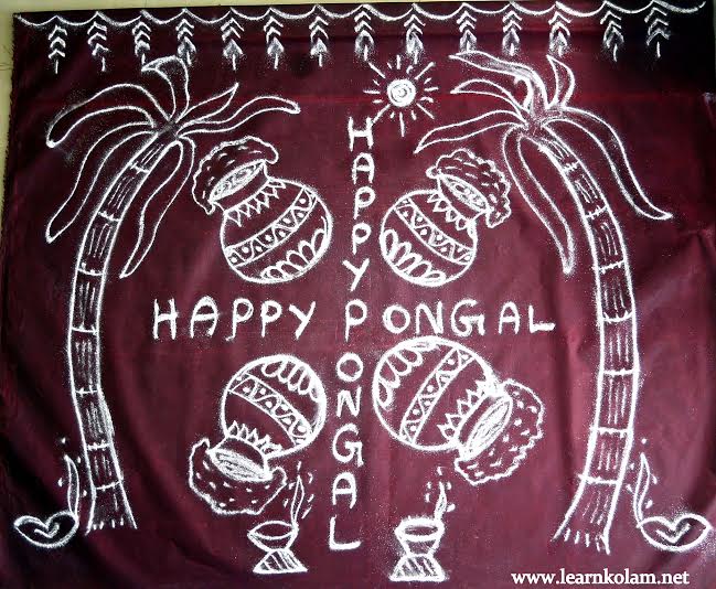 Pongal kolam Pongal Kolam Designs